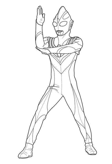 Ultraman coloring pages .